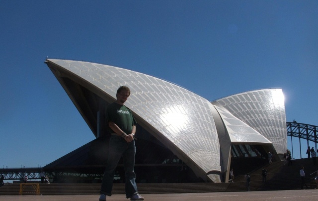 Mod-Kitto at the Opera House, Sidney, Australia.