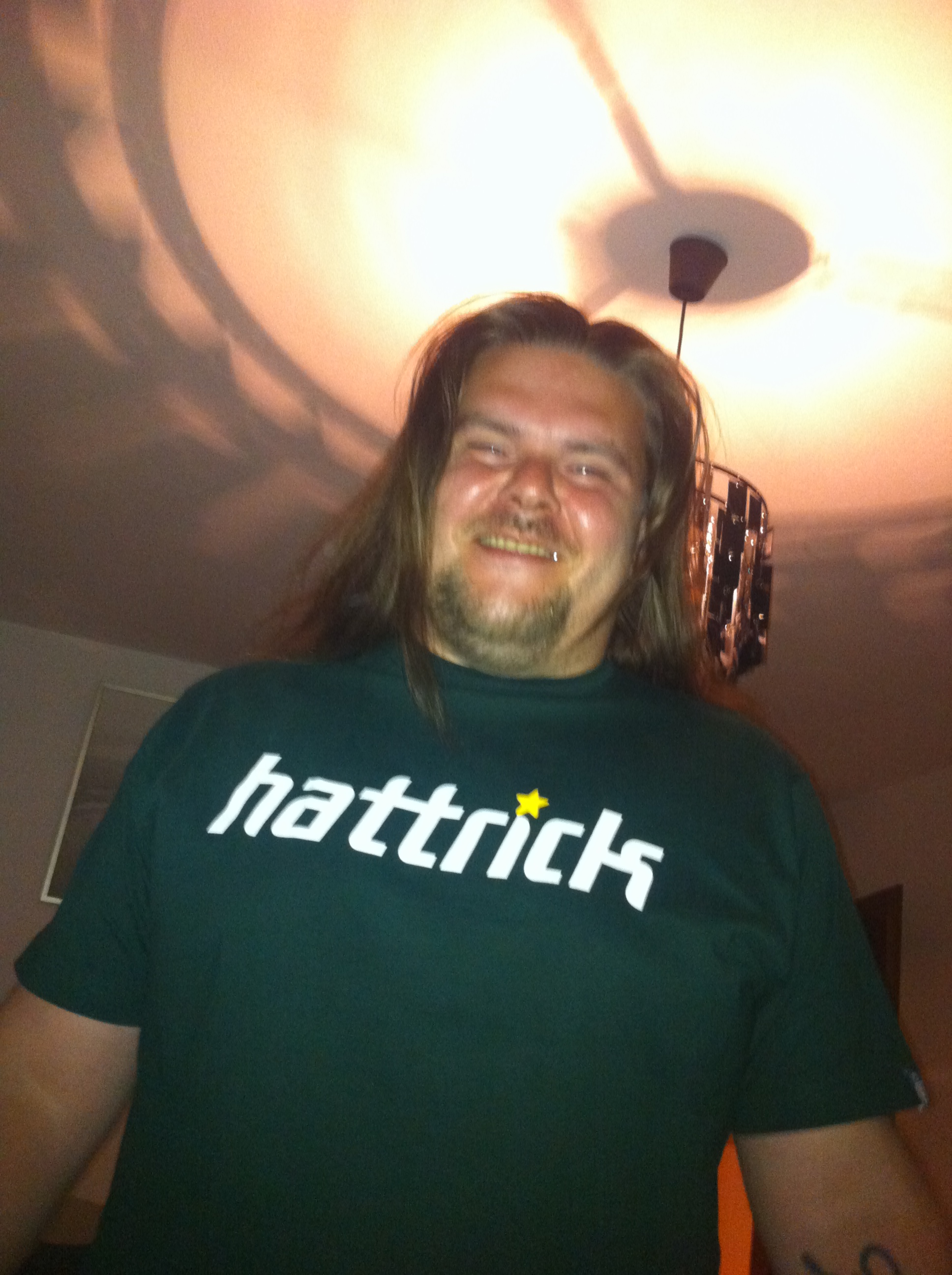 Veithi at home in his HT-tee.