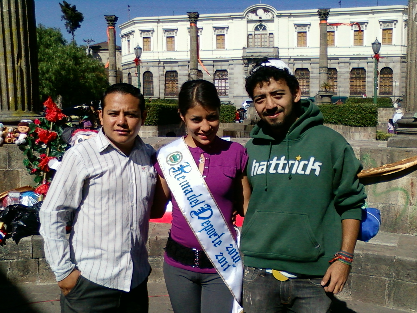 Derick and The masterbot, in Xelajú, Guatemala.